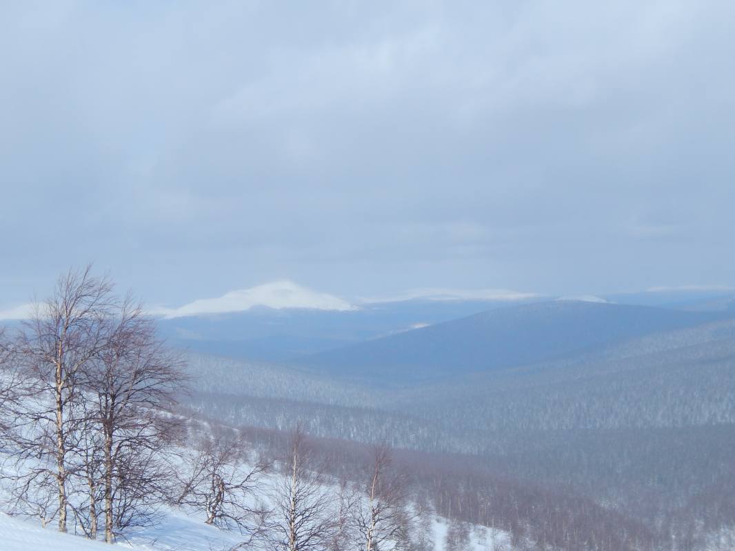 Поход на гору Отортен, холодная ночёвка на Отортене в снежную бурю
